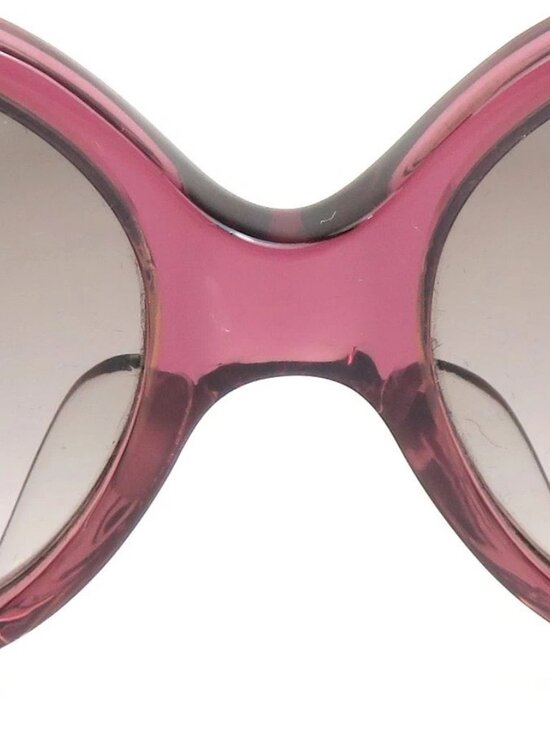 Auth PRADA Sunglasses Purple Plastic/Silvertone main image 7
